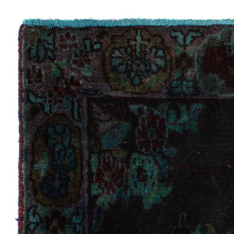 Tapis persan - Keshan - 117 x 65 cm - bleu foncé
