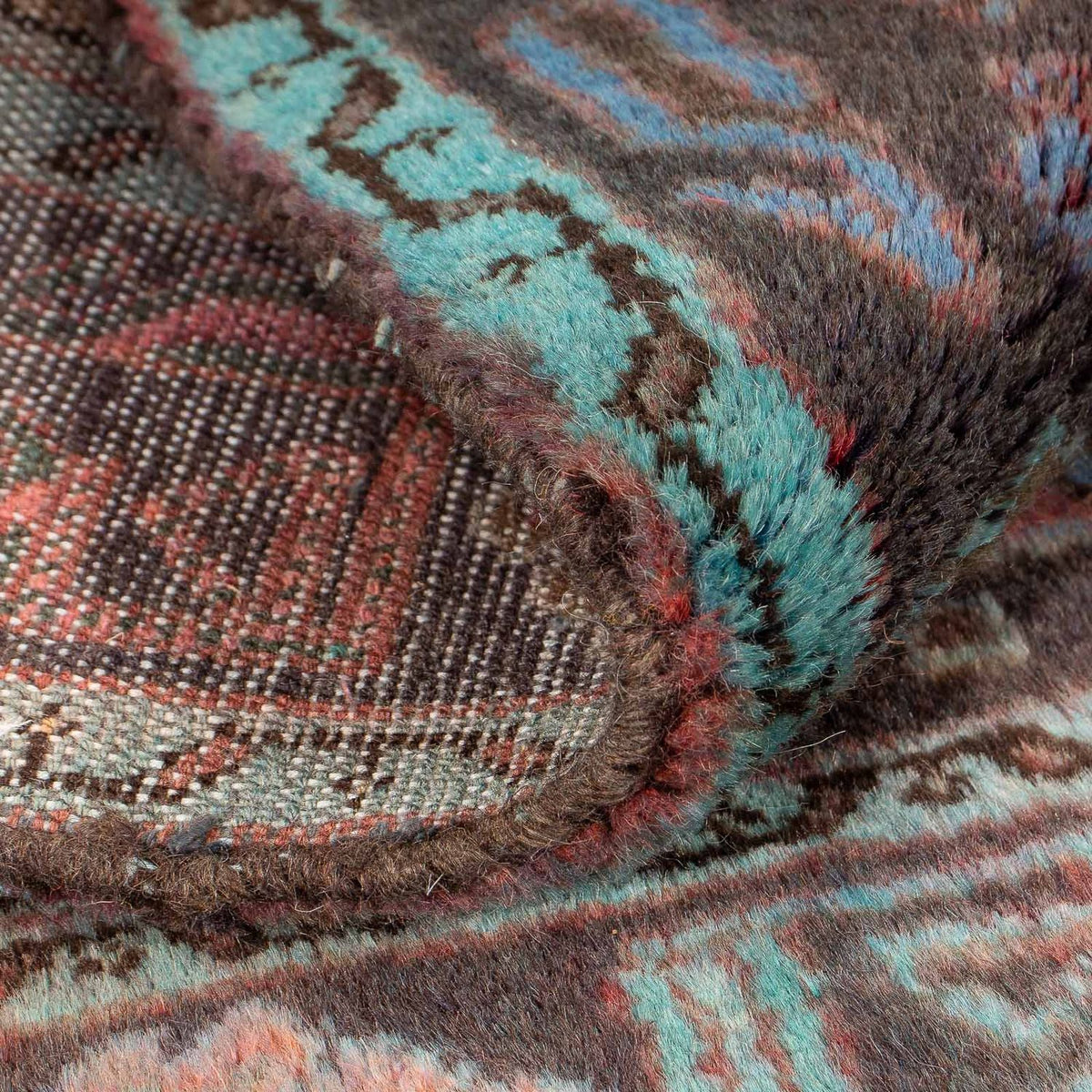 Tapis persan - Nomadic carré  - 108 x 101 cm - multicolore