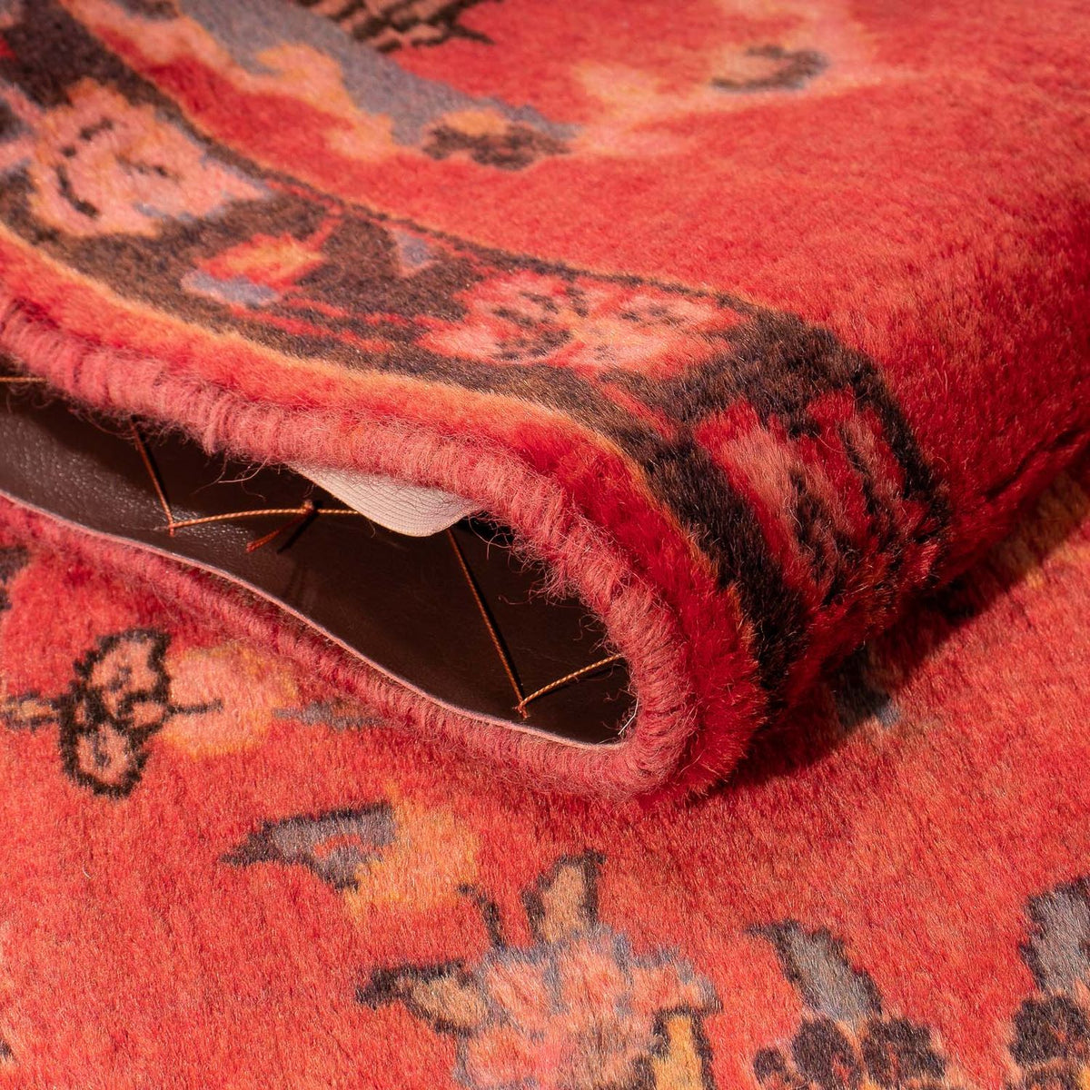 Tapis persan - Classique - 144 x 75 cm - rouge foncé