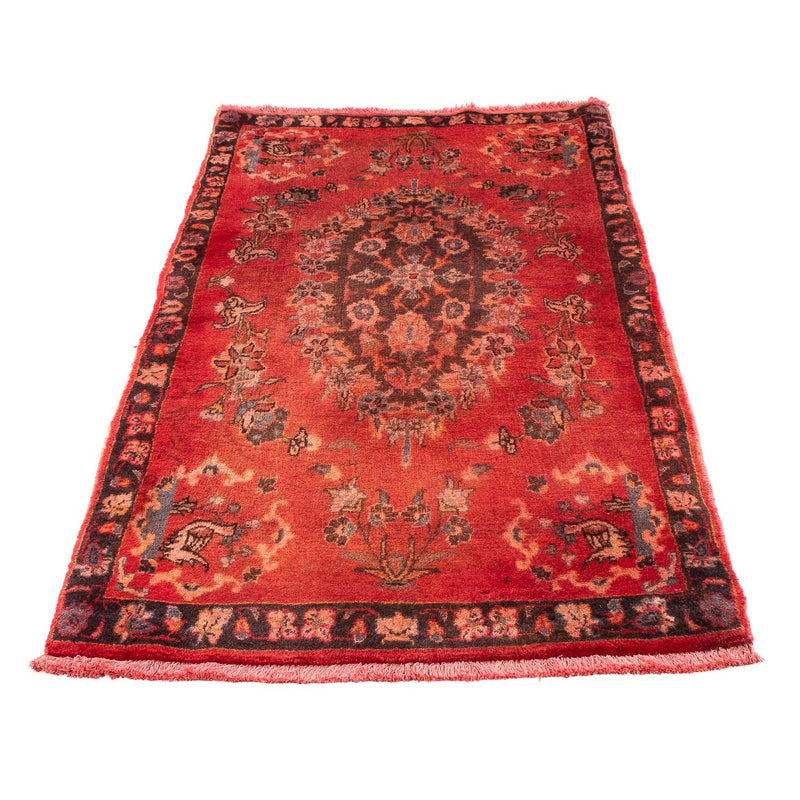 Tapis persan - Classique - 144 x 75 cm - rouge foncé