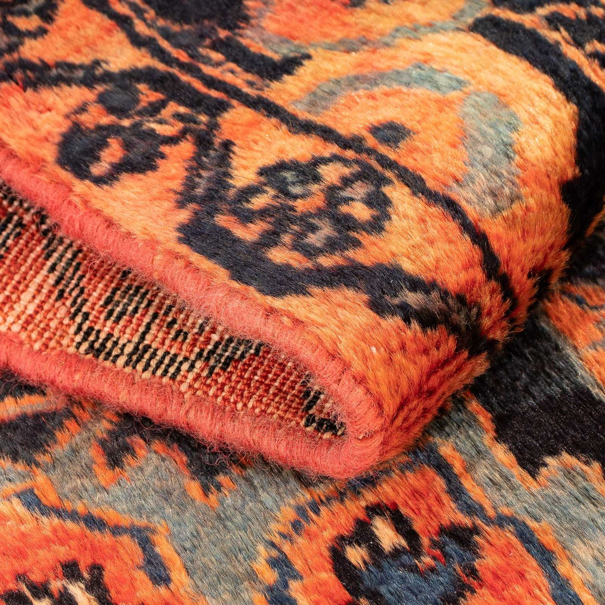 Tapis persan - Nomadic - 110 x 83 cm - multicolore