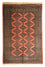 Tapis Pakistani - 190 x 127 cm - rouge clair