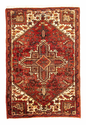 Tapis persan - Nomadic - 132 x 84 cm - rouille