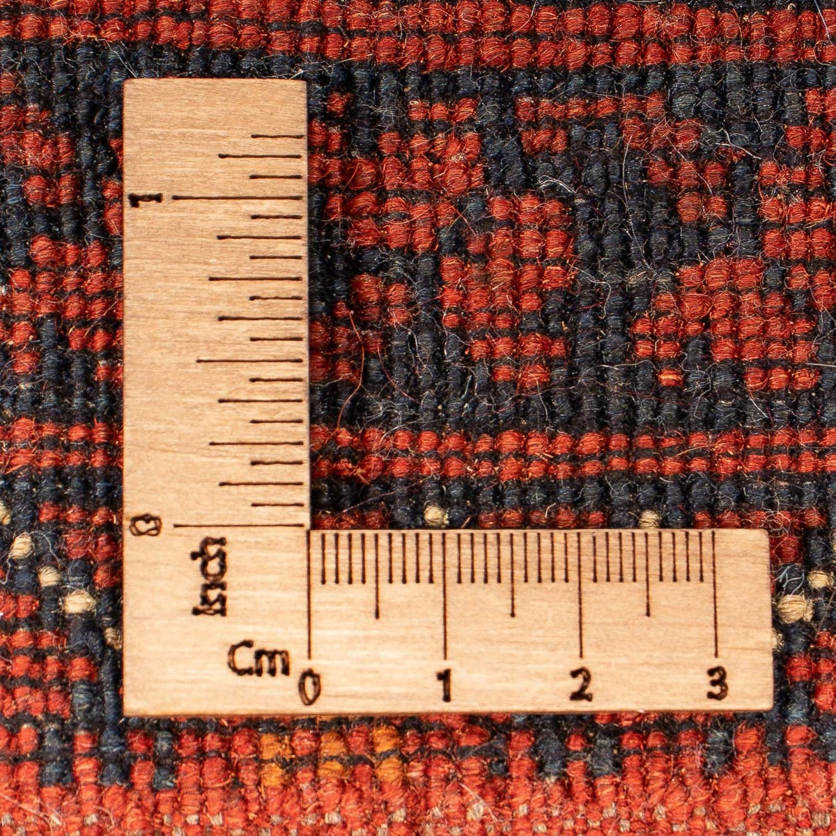 Tapis afghan - Boukhara - 199 x 124 cm - rouge foncé