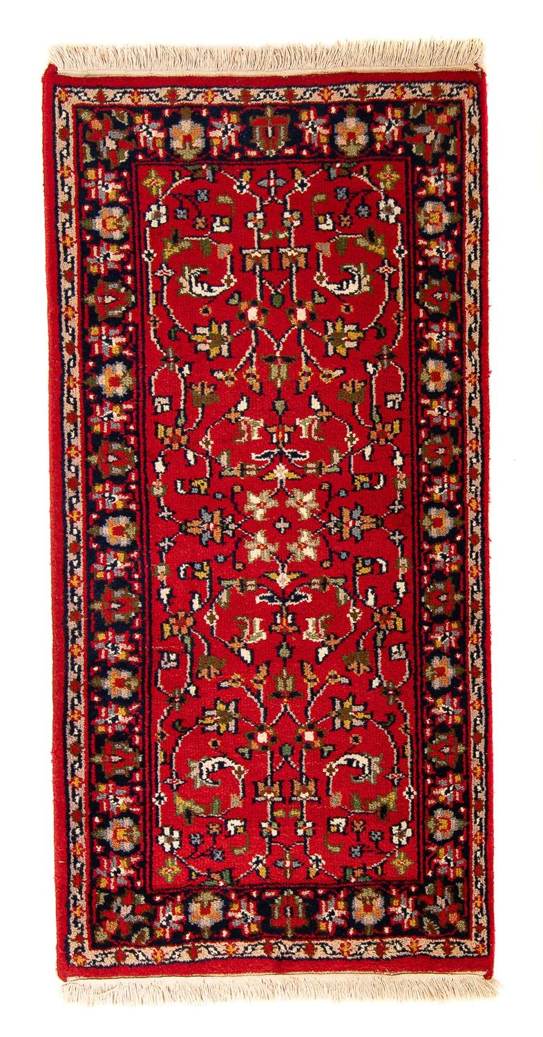 Tapis oriental - Indus - 145 x 73 cm - rouge foncé
