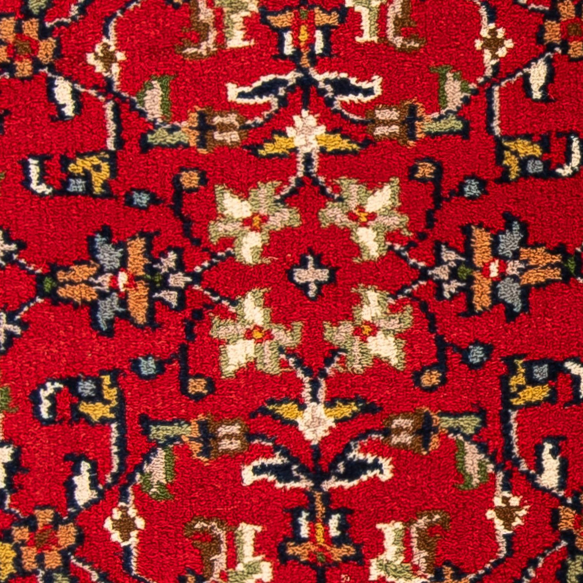 Tapis oriental - Indus - 145 x 73 cm - rouge foncé