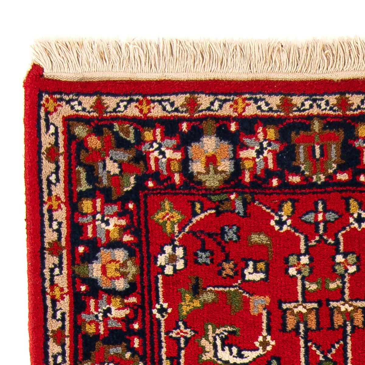 Tapis oriental - Indus - 145 x 73 cm - rouge foncé
