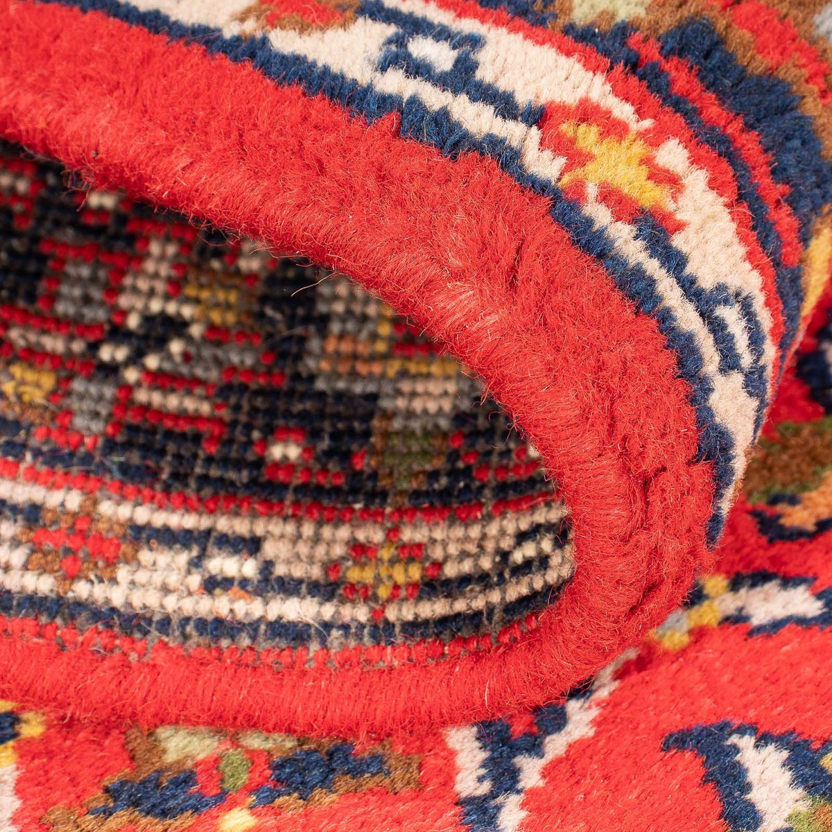 Tapis oriental - Indus - 145 x 73 cm - rouge foncé