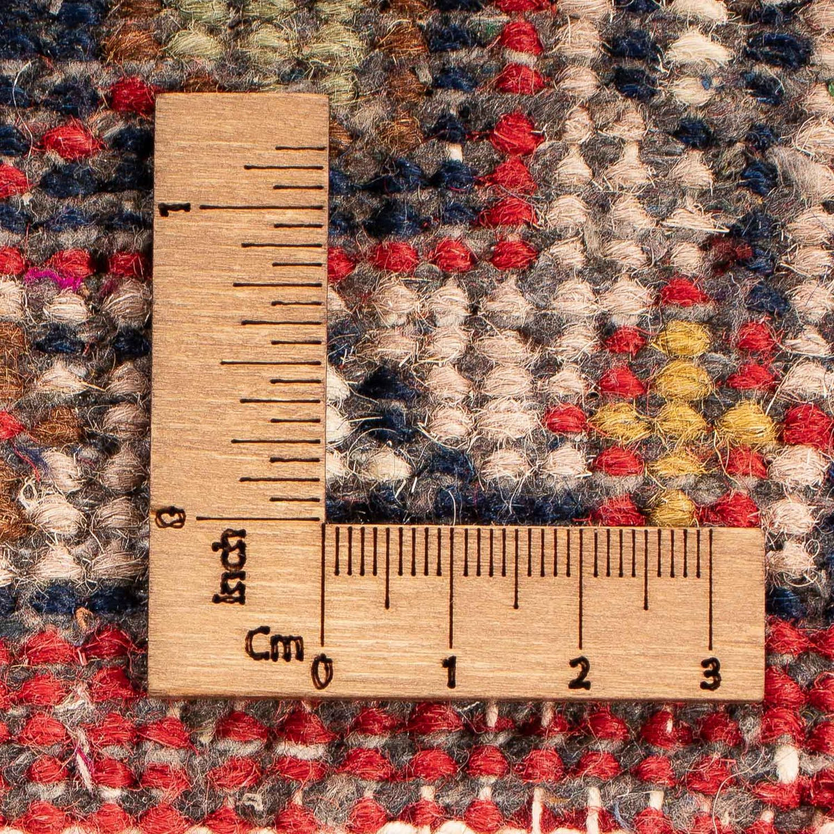 Tapis oriental - Indus - 145 x 73 cm - rouge foncé