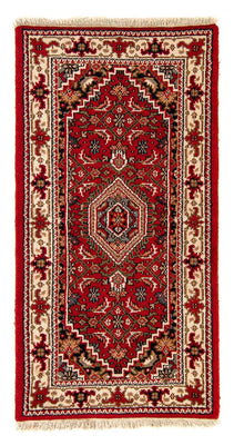 Tapis oriental - Bidjar - Indus - 141 x 71 cm - rouge foncé