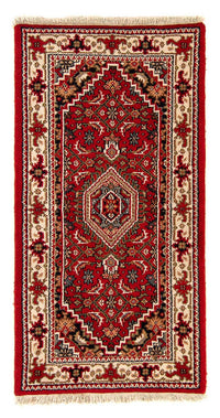 Tapis oriental - Bidjar - Indus - 141 x 71 cm - rouge foncé