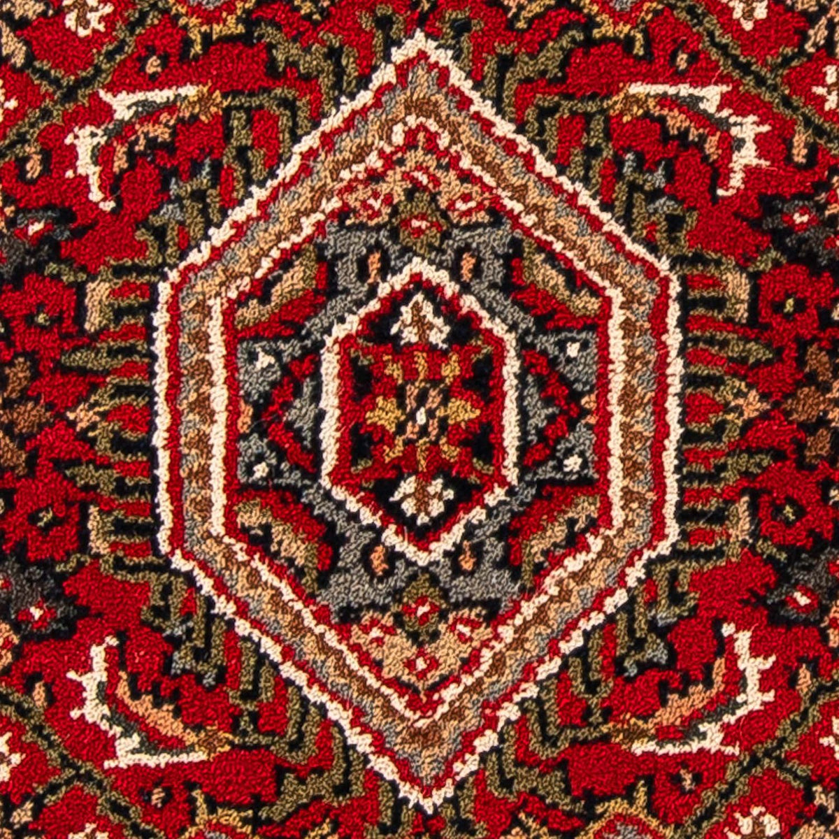 Tapis oriental - Bidjar - Indus - 141 x 71 cm - rouge foncé