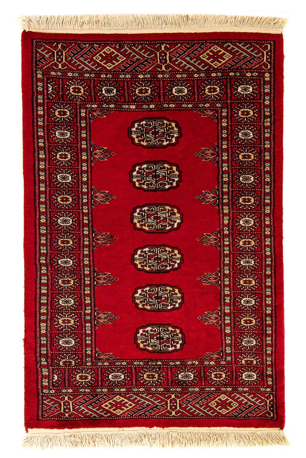 Tapis Pakistani - 123 x 80 cm - rouge foncé