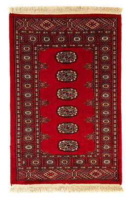 Tapis Pakistani - 123 x 80 cm - rouge foncé