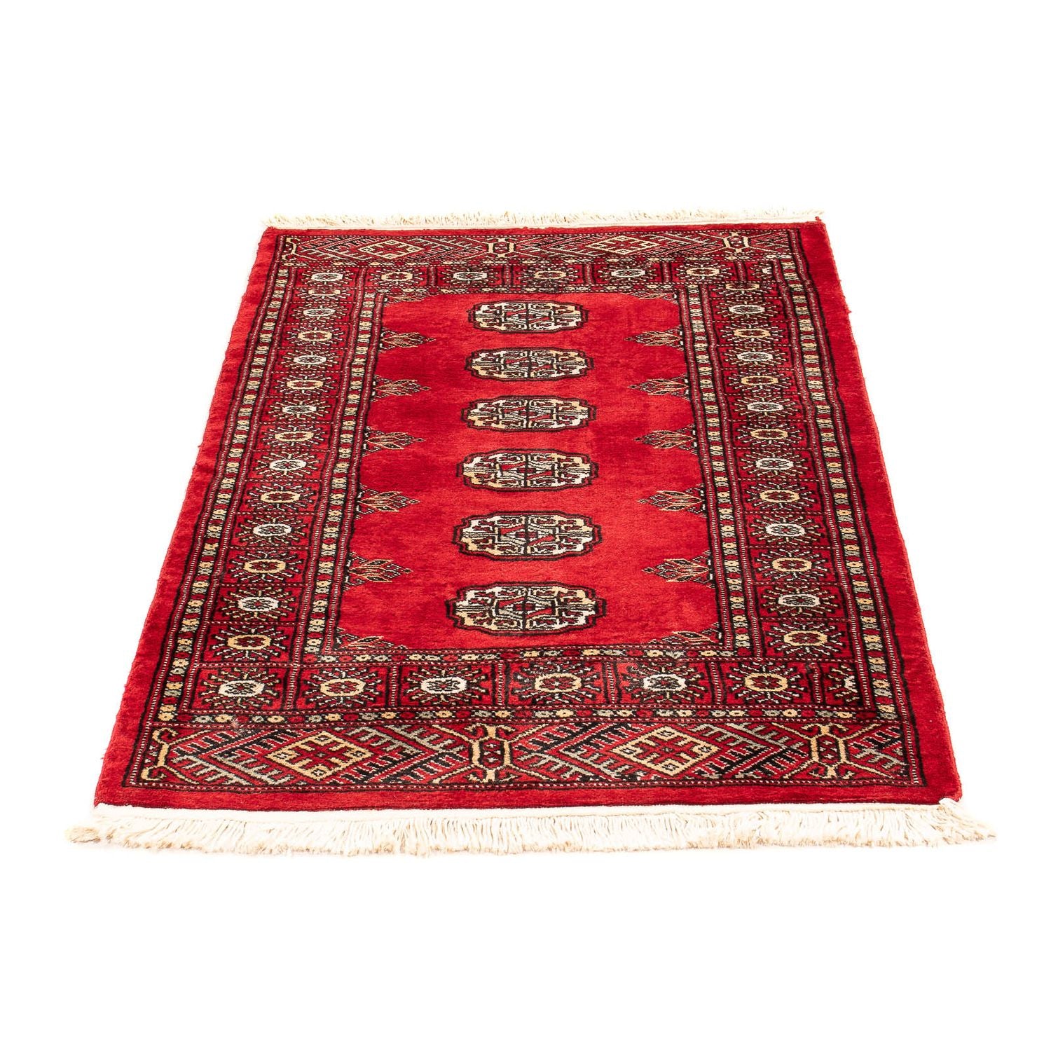 Tapis Pakistani - 123 x 80 cm - rouge foncé