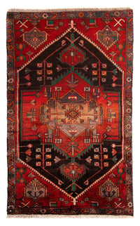 Tapis persan - Nomadic - 177 x 108 cm - rouge foncé