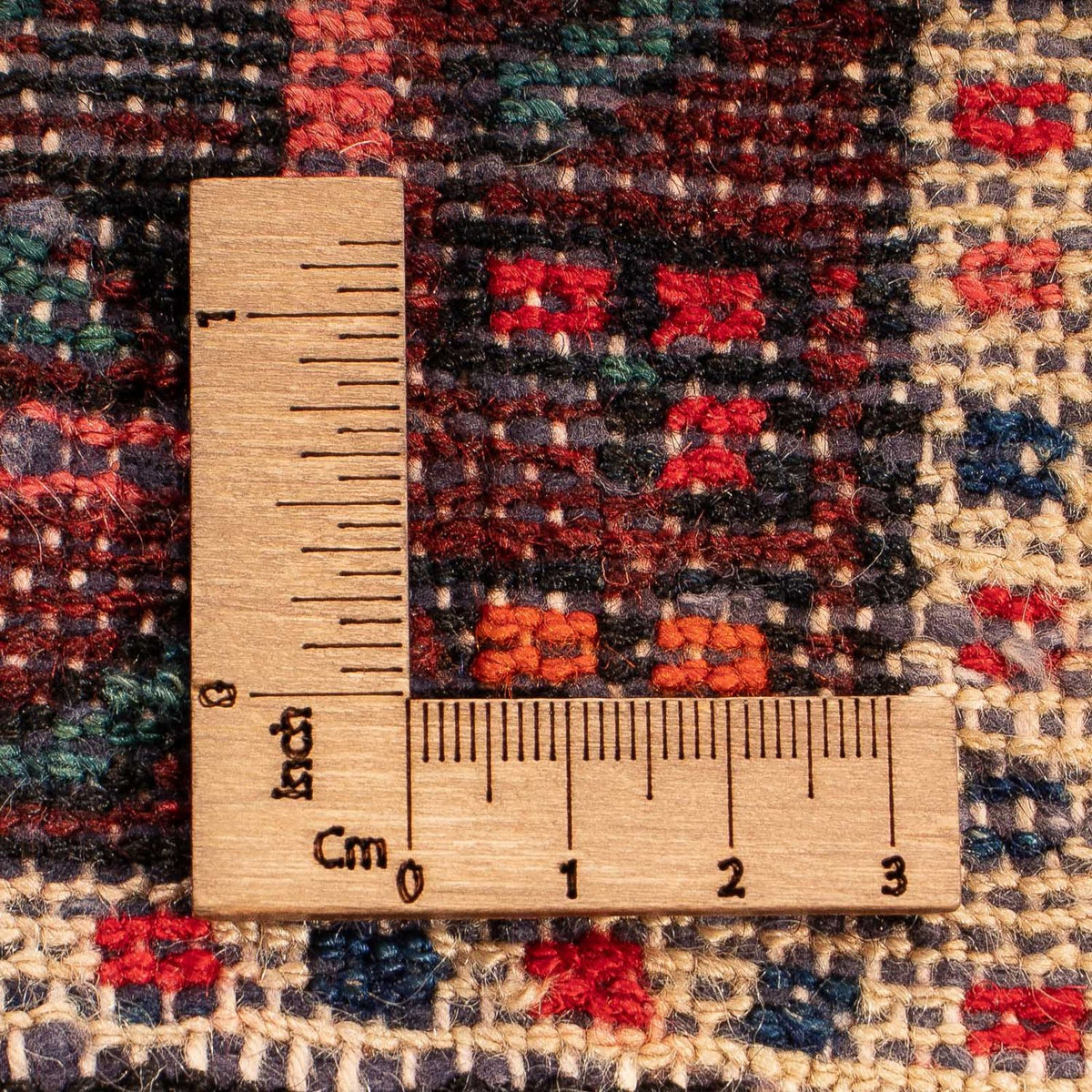 Tapis persan - Nomadic - 159 x 113 cm - rouge foncé