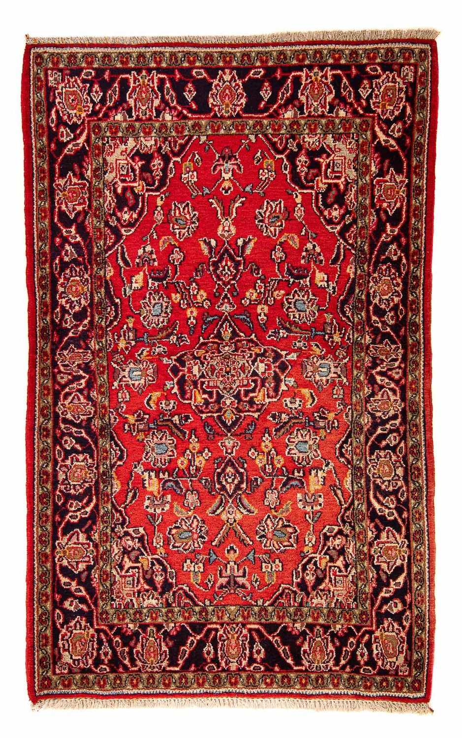 Tapis persan - Keshan - 205 x 125 cm - rouge