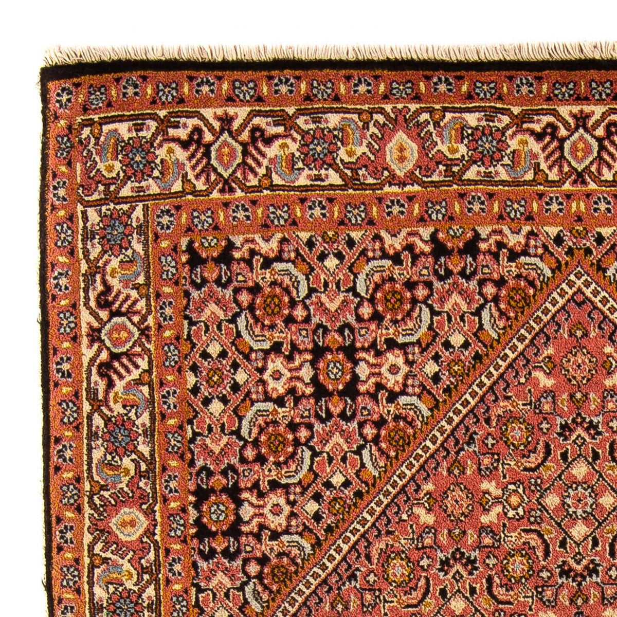 Tapis persan - Bidjar - 143 x 88 cm - marron clair