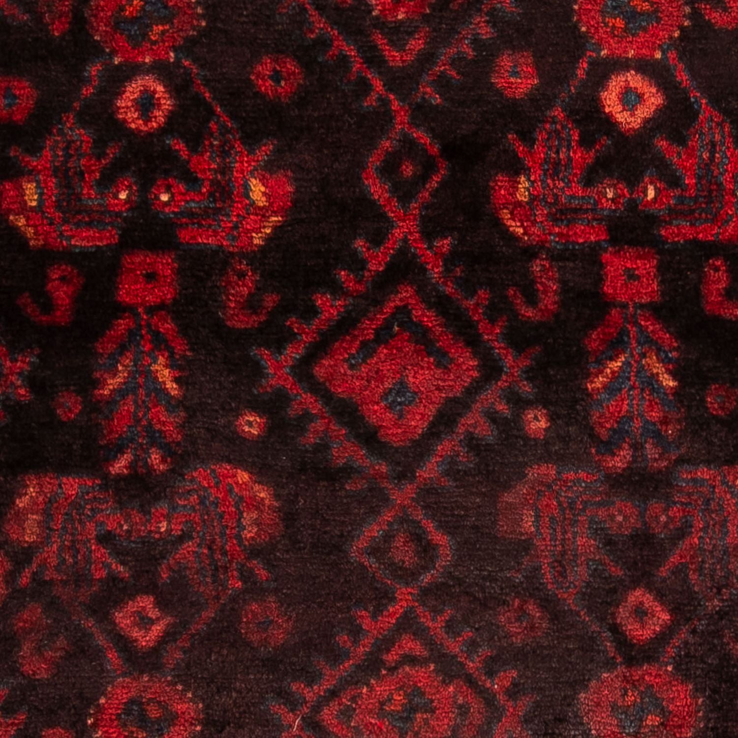 Tapis persan - Nomadic - 170 x 109 cm - rouge foncé