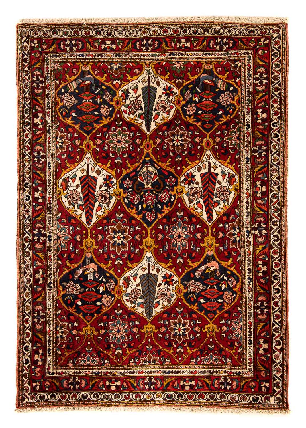 Tapis persan - Nomadic - 157 x 108 cm - multicolore