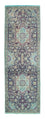 Tapis de couloir Tapis persan - Nain - Royal - 290 x 92 cm - bleu foncé