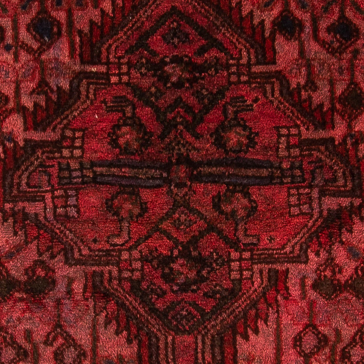 Tapis persan - Nomadic - 173 x 104 cm - rouge foncé