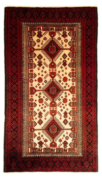 Tapis Belutsch - 183 x 107 cm - rouge foncé