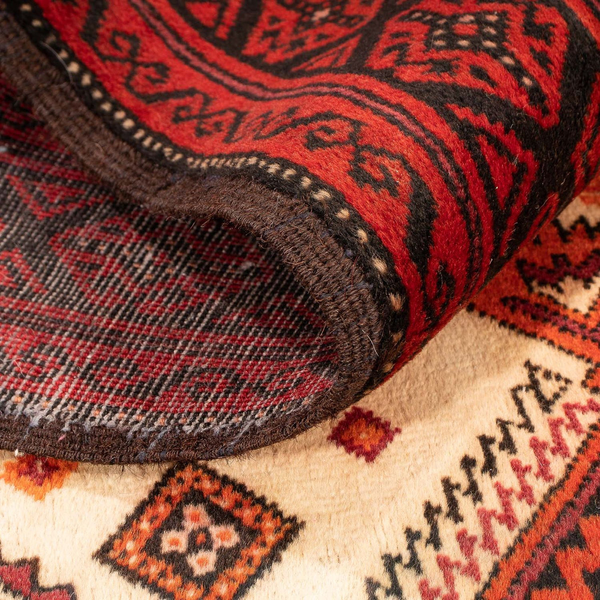 Tapis Belutsch - 183 x 107 cm - rouge foncé