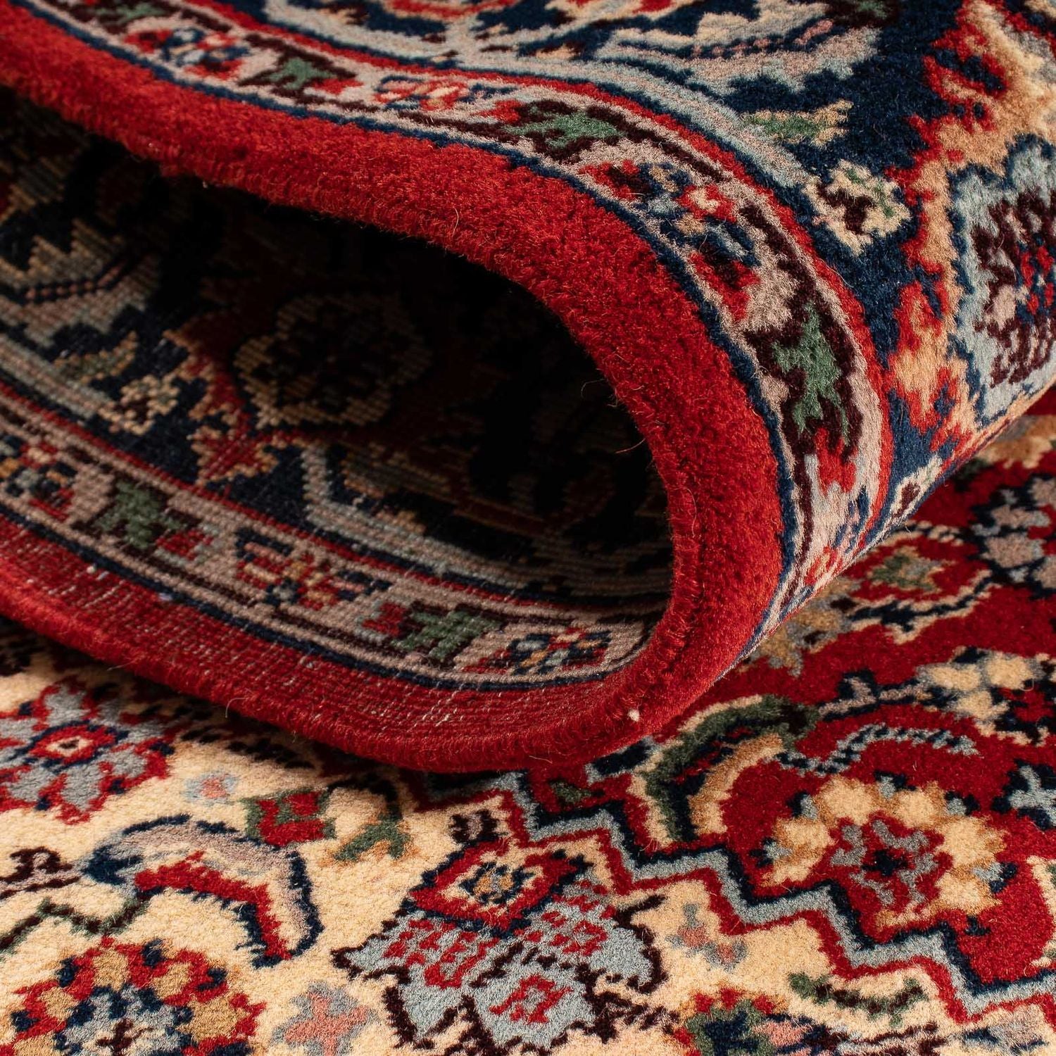 Tapis oriental - Indus - 162 x 96 cm - rouge foncé