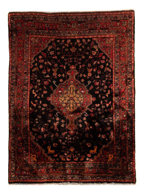 Tapis persan - Nomadic - 164 x 120 cm - bleu foncé