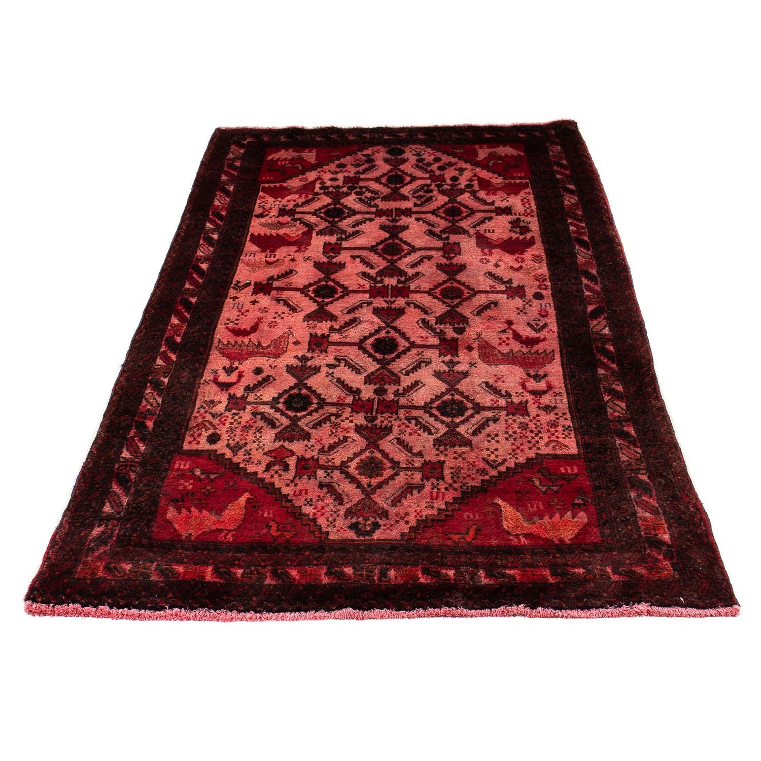 Tapis Belutsch - 190 x 100 cm - rouge clair
