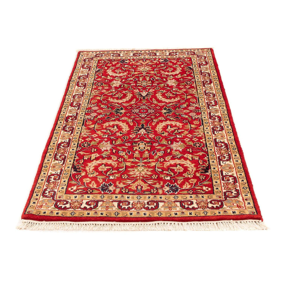 Tapis oriental - Indus - 163 x 90 cm - rouge foncé