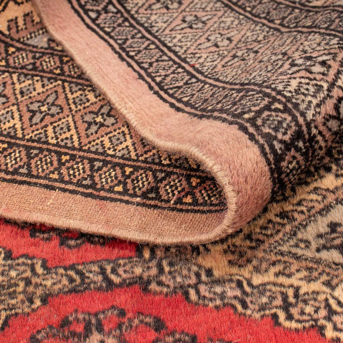 Tapis Pakistani - 150 x 96 cm - rouge foncé