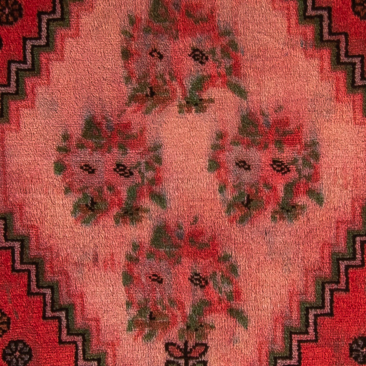 Tapis persan - Nomadic - 150 x 100 cm - rouge foncé