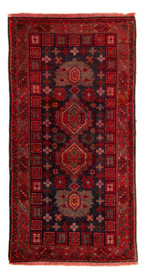 Tapis Belutsch - 154 x 78 cm - rouge foncé
