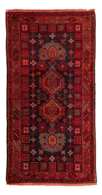 Tapis Belutsch - 154 x 78 cm - rouge foncé