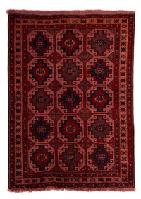Tapis Belutsch - 131 x 104 cm - rouge clair