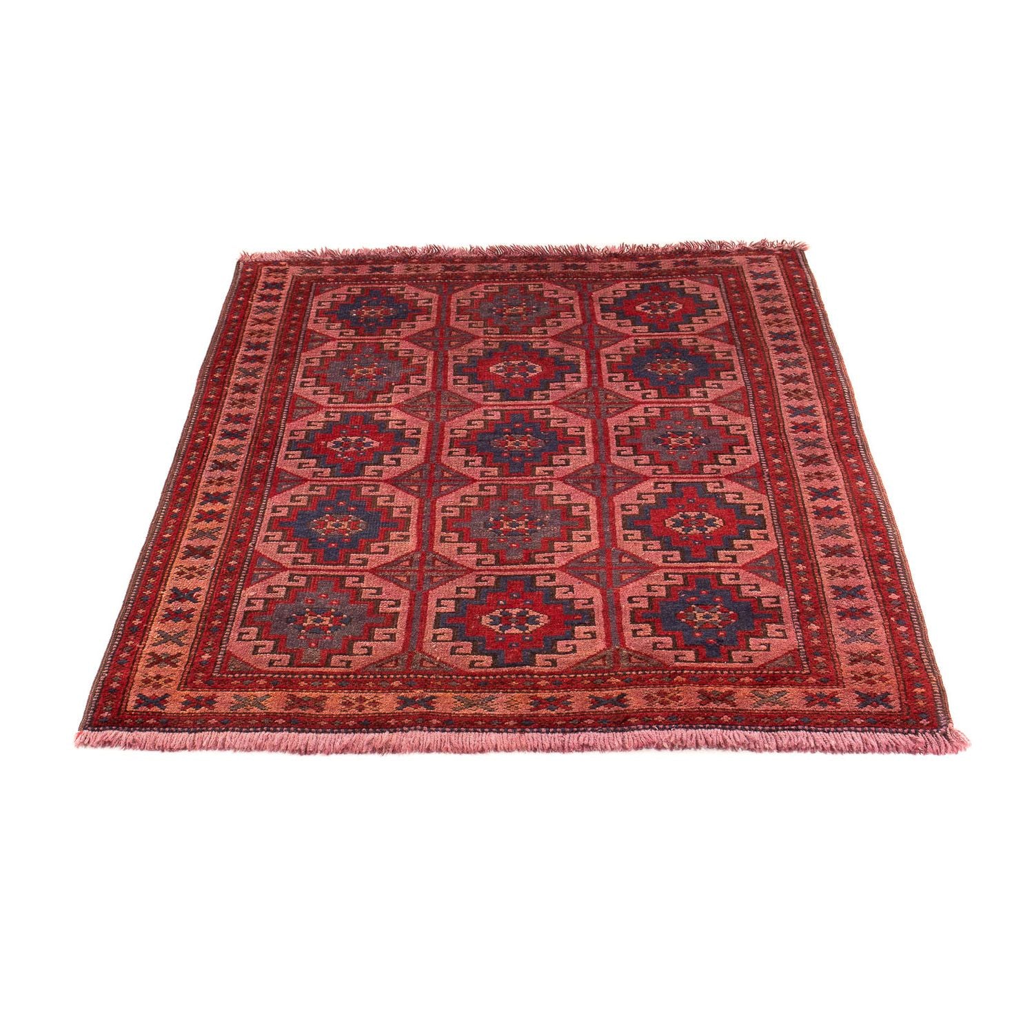 Tapis Belutsch - 131 x 104 cm - rouge clair