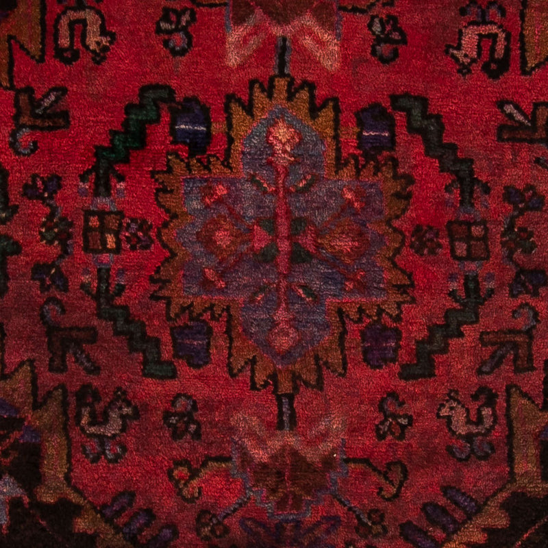 Tapis persan - Nomadic - 175 x 115 cm - rouge foncé