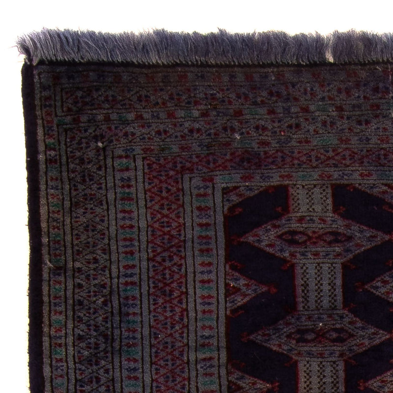 Tapis Turkaman - 147 x 108 cm - marron foncé