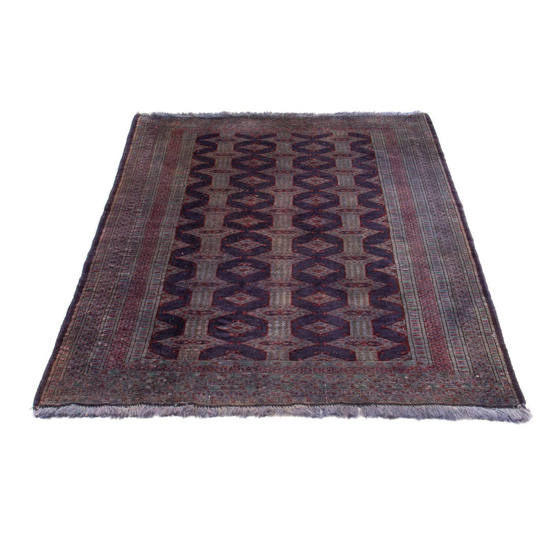 Tapis Turkaman - 147 x 108 cm - marron foncé