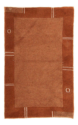 Tapis Népalais - 156 x 93 cm - marron