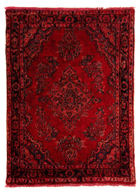 Tapis persan - Classique - 147 x 110 cm - rouge foncé