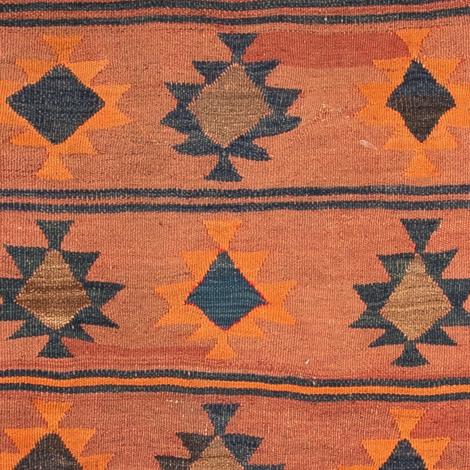 Tapis de couloir Tapis Kelim - Vieux - 260 x 140 cm - multicolore