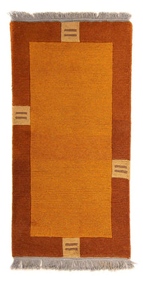 Tapis Népalais - 142 x 72 cm - orange