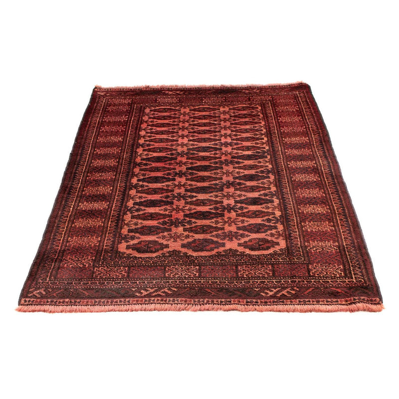 Tapis afghan - Boukhara - 150 x 103 cm - rouge foncé