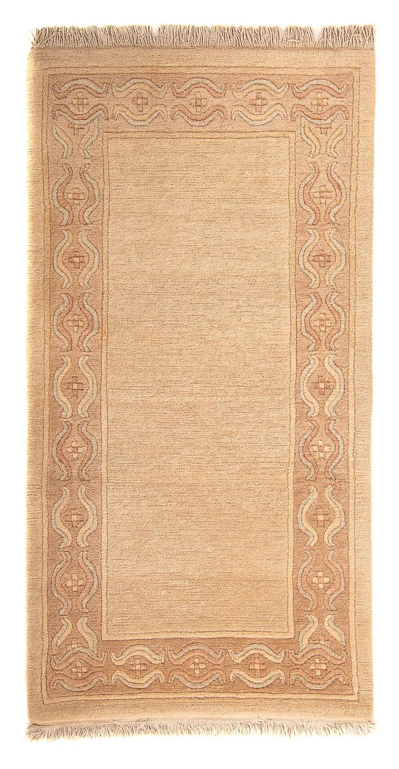 Tapis de couloir Tapis Népalais - 176 x 91 cm - beige
