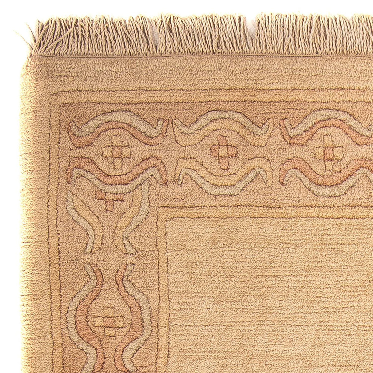 Tapis de couloir Tapis Népalais - 176 x 91 cm - beige