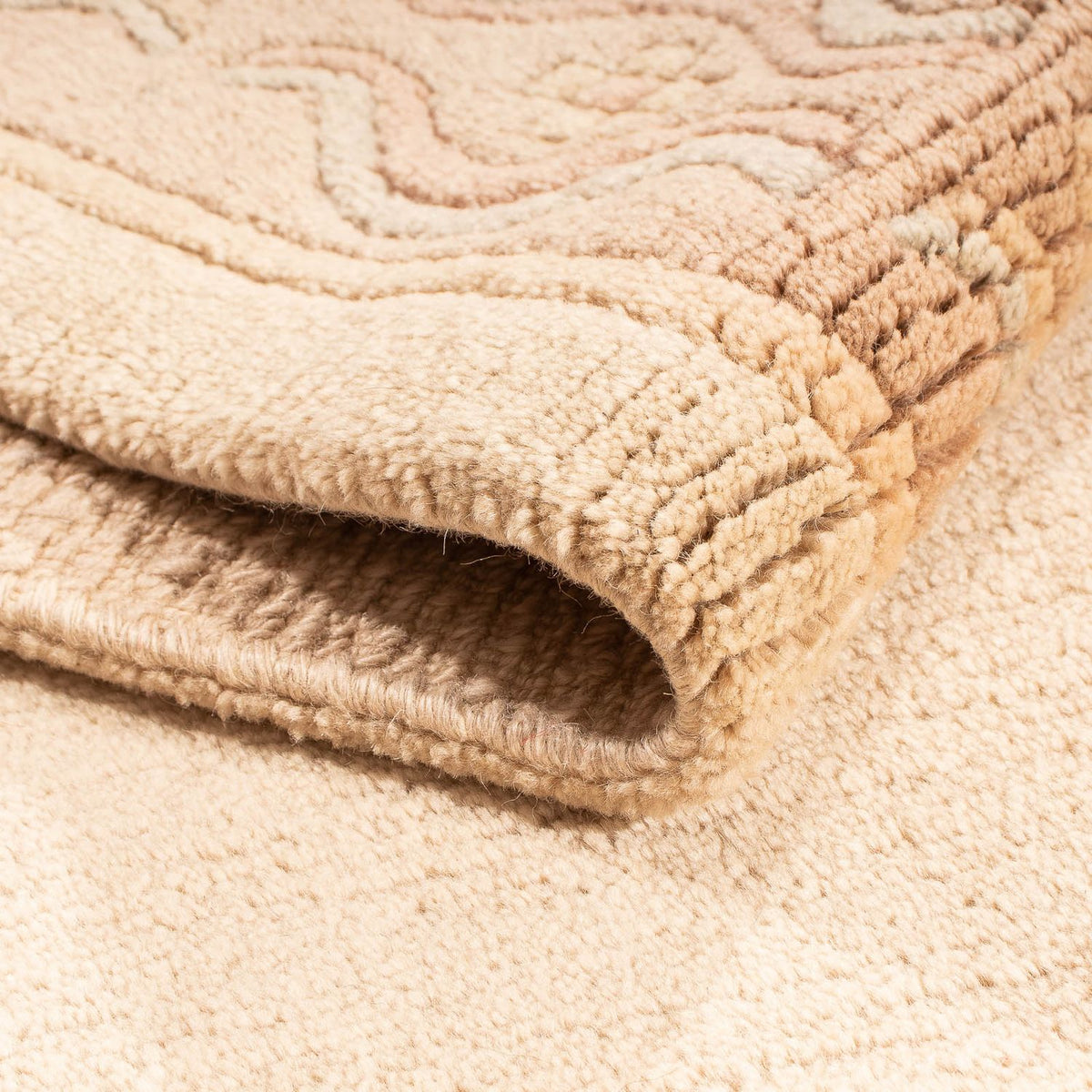 Tapis de couloir Tapis Népalais - 176 x 91 cm - beige